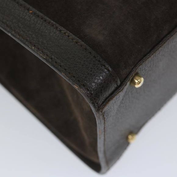 GUCCI Bamboo Hand Bag Suede Brown 002 1095 0260 Auth 57388 - Picture 13 of 16